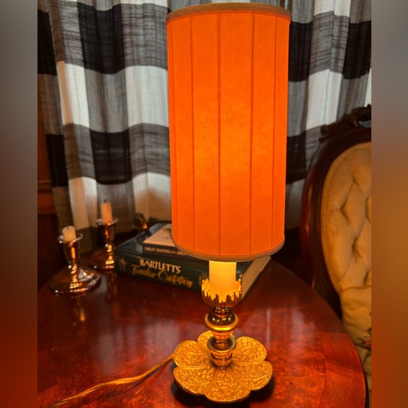 Vintage Accents Vintage Engraved Brass Small Electric Lamp Poshmark